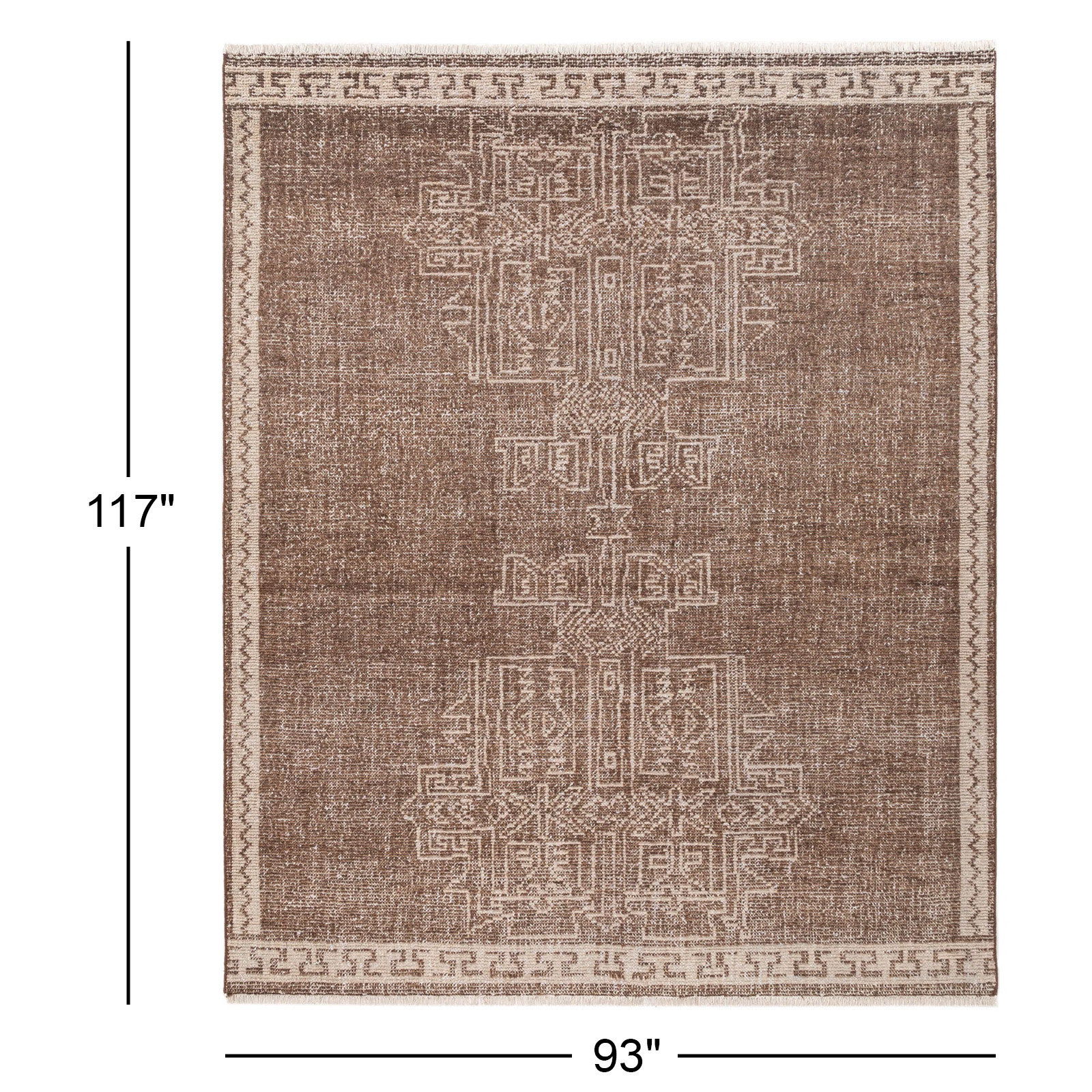 Mira Hand-Knotted Oriental Wool Rug, Rectangle 7'9" x 9'9"