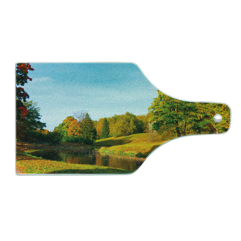 Planche à découper en verre trempé Ambesonne