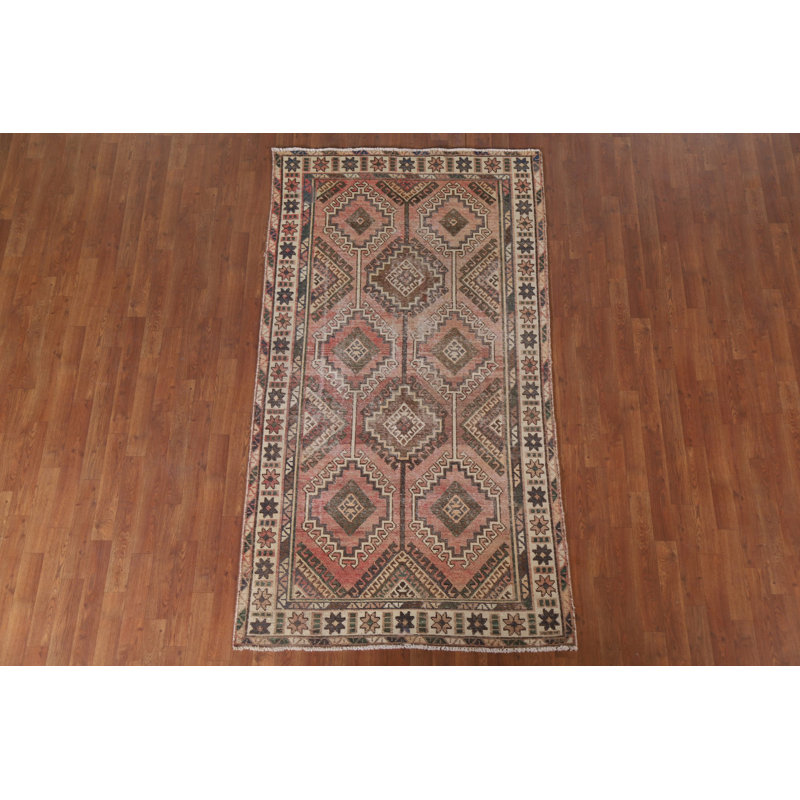 Distressed TraditionalArea Rug 4x8