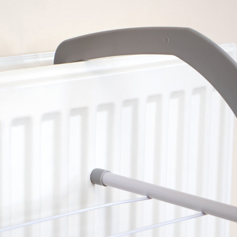 JVL 2 Tier Over Door Drying Rack - 8.5M, White
