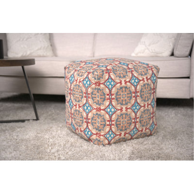 Pouf en tissu Amelia
