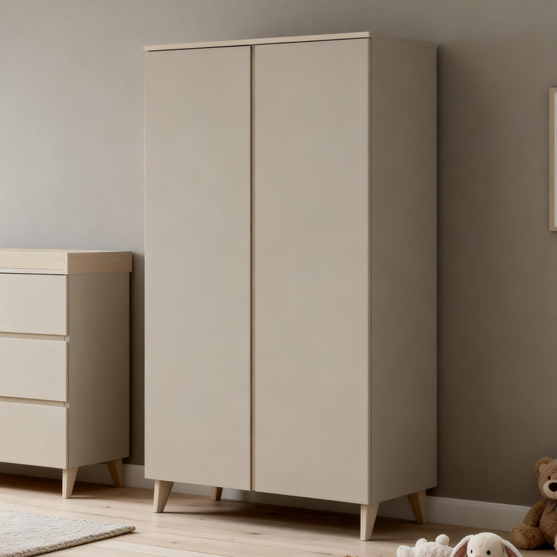 Babymore Dante Nursery Wardrobe - Cashmere
