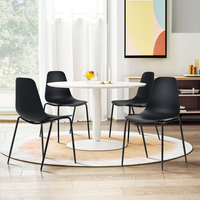 Llewelyn Stackable Dining Chairs for Indoor/Outdoor Use