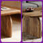 Table basse spacieuse avec rangement spacieux Modern Farmhouse - Fabrication en bois de première qualité et en panneau de fibres à densité moyenne