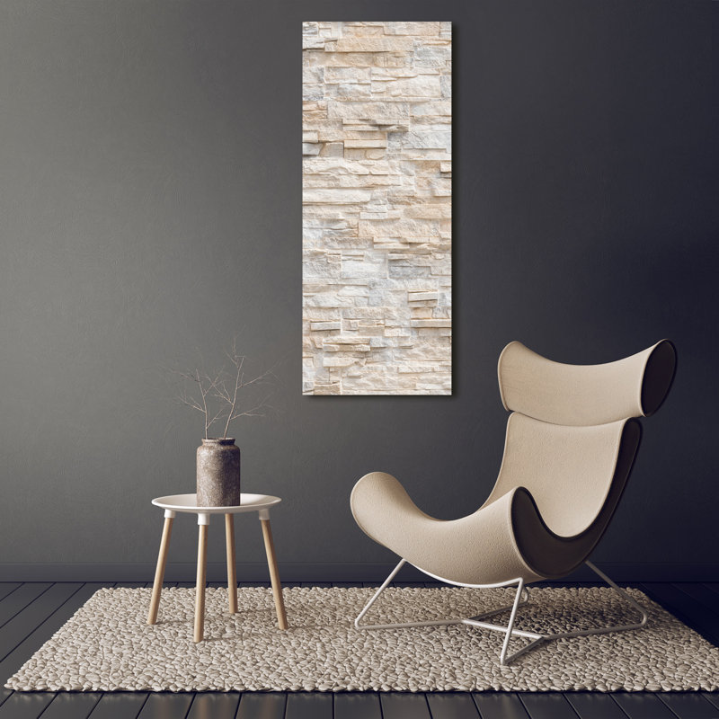 Brick Wall - Wrapped Canvas Print