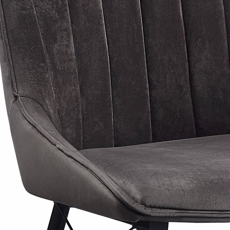 Ensemble de 2 chaises d'appoint en tissu et finition