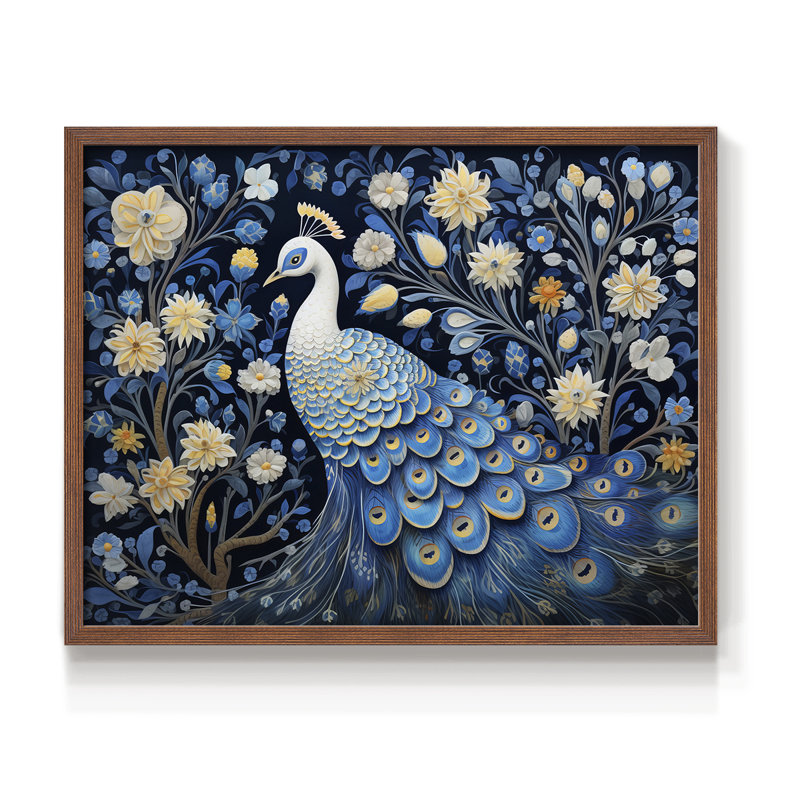 «Chirstmas Art» - CECXCI - Reproduction encadrée - Restickable, Noyer, H 11 po x l 14 po