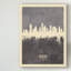 « houston texas-horizon gris horizon », impression sur toile tendue-2083382401