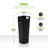 Rigid Plastic Waterproof Round Trash Can Insert Liner with Handles for Indoor Trash Can-100734096
