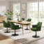 Fauteuil pivotant en velours Lippa Performance-105239667-105239674