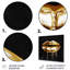 Gold Lips of Luxury V - impression sans cadre sur métal-1776315819