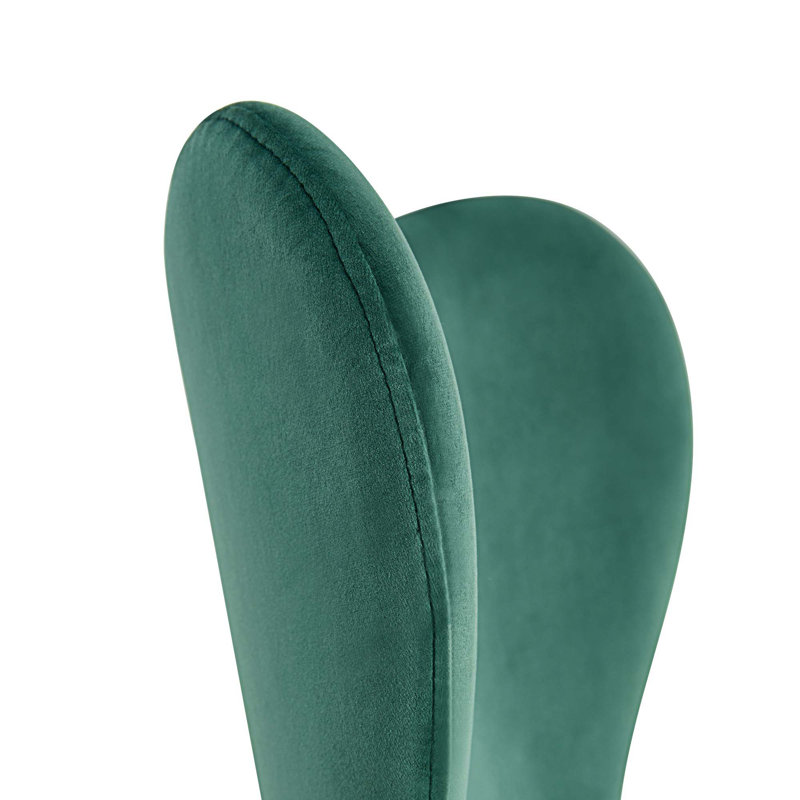 Tabouret de comptoir 25,59 po Lucienna, Vert foncé