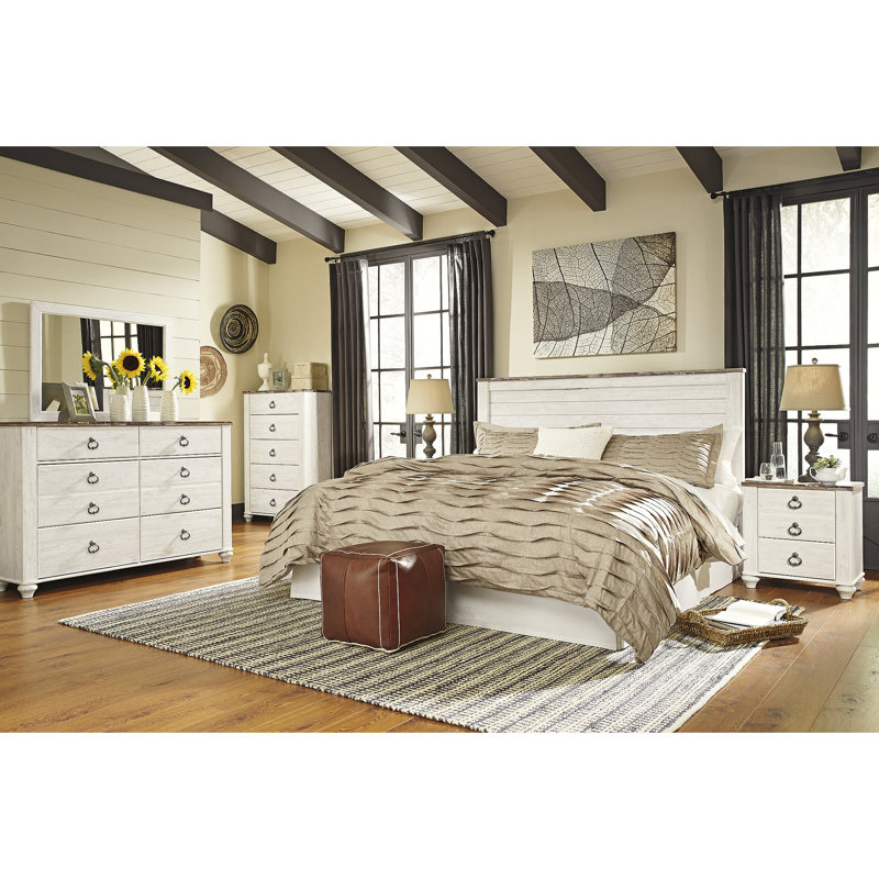 Melnick Panel Headboard, Très grand lit