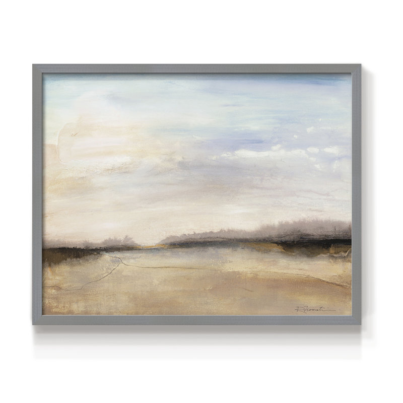 Mirage - reproduction encadrée - réarmable, H 16 po x l 20 po, Gris