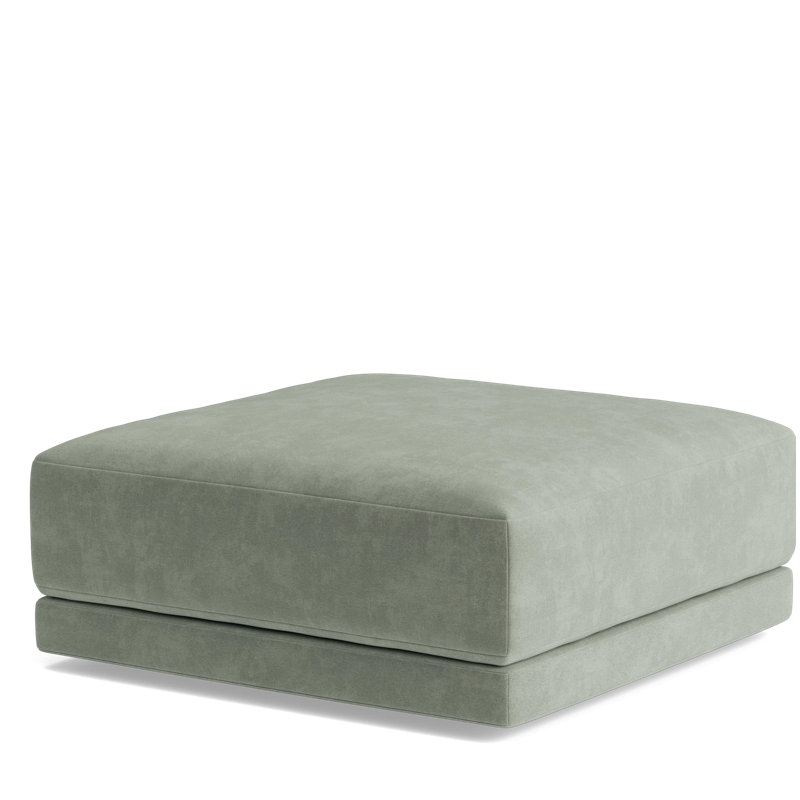 Eva Ottoman, Velvet - Sage