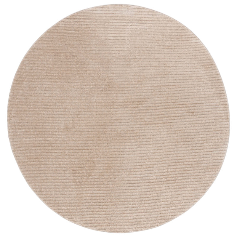 Antenor Power Loomed Polyester Area Rug in Beige, Rectangle 8' x 10'