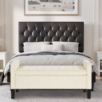 Mayfair Velvet Upholstered Storage Bench