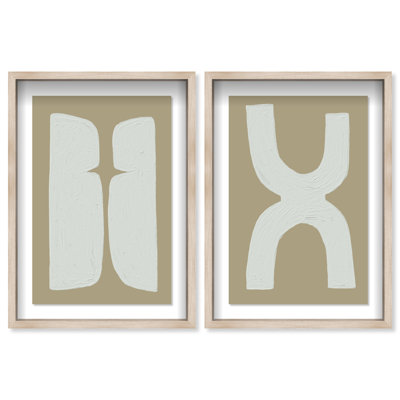 Opposite Lovers Set Framed Graphic Art