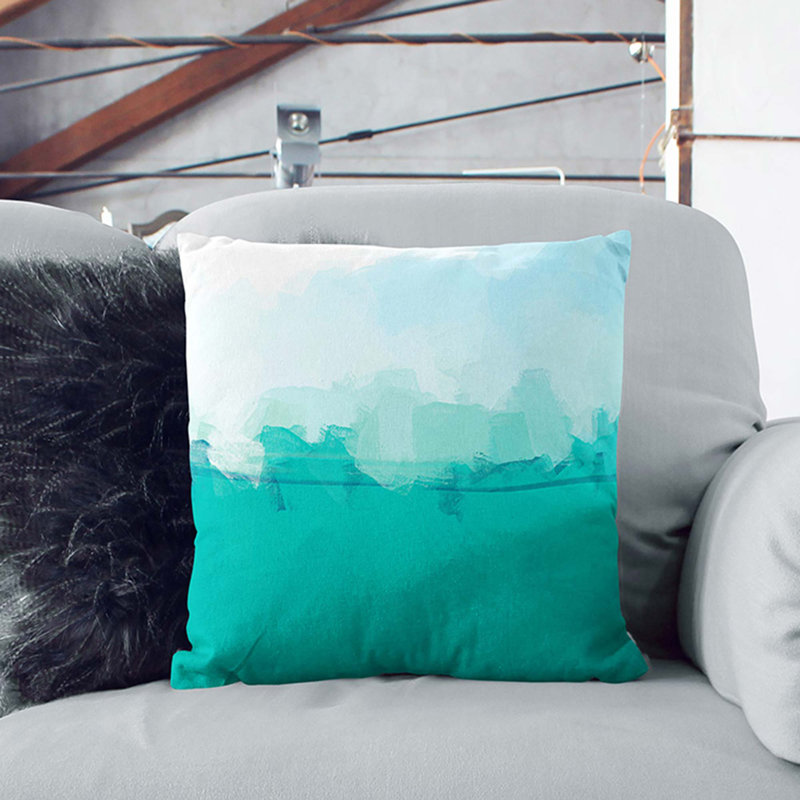 Square Throw Cushion, 55cm H x 55cm W x 20cm D