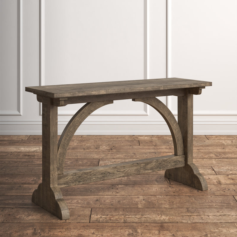 Zariyah 47.24'' Console Table, Reclaimed Oak