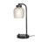 Prismatic 1-Light Desk Lamp - Black