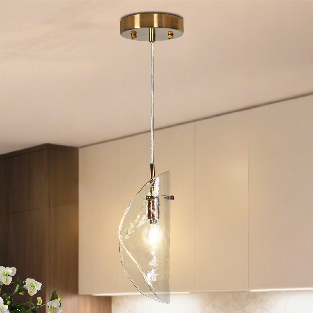Hemanshu 1-Light Mini Unique/Statement Pendant Kitchen Island Lighting Mercer41