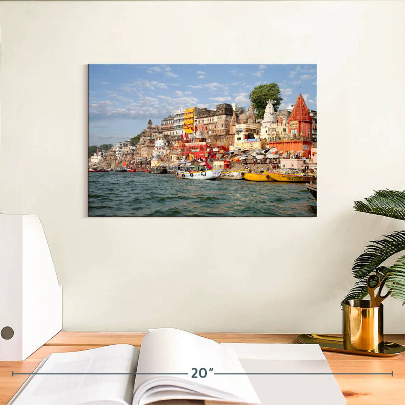 Ghats of Varanasi, H 8 po x l 12 po