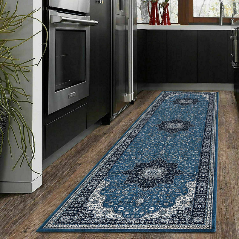 Okamoto Floral Area Rug, Runner 60 x 220cm