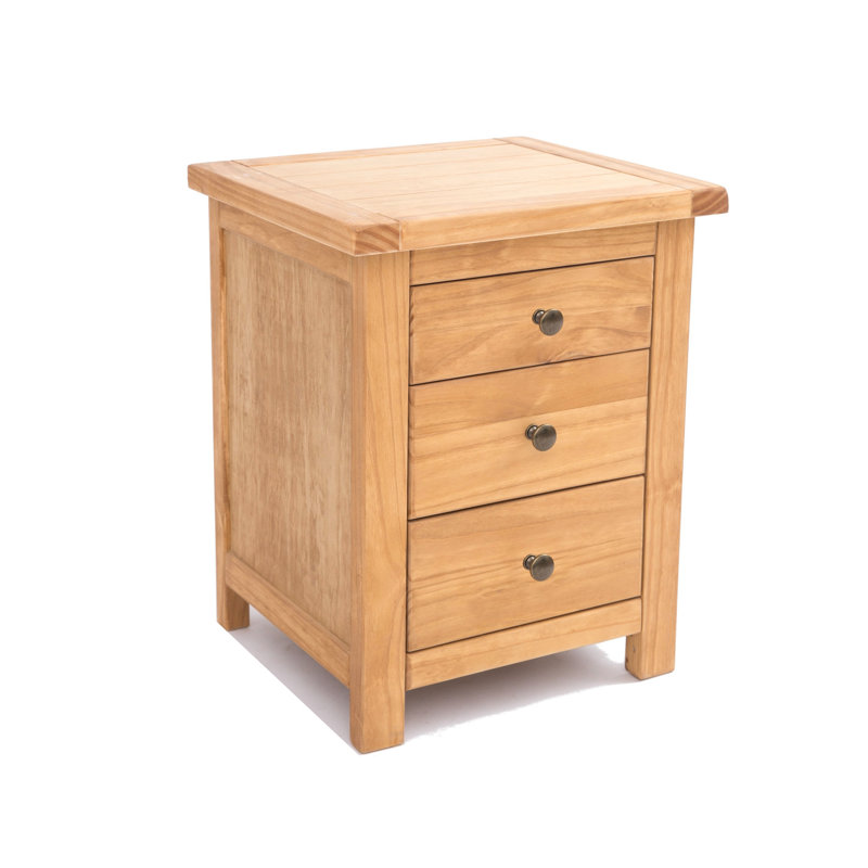 Genesee 45cm W Plywood / Laminate Board Bedside Table, Nautural