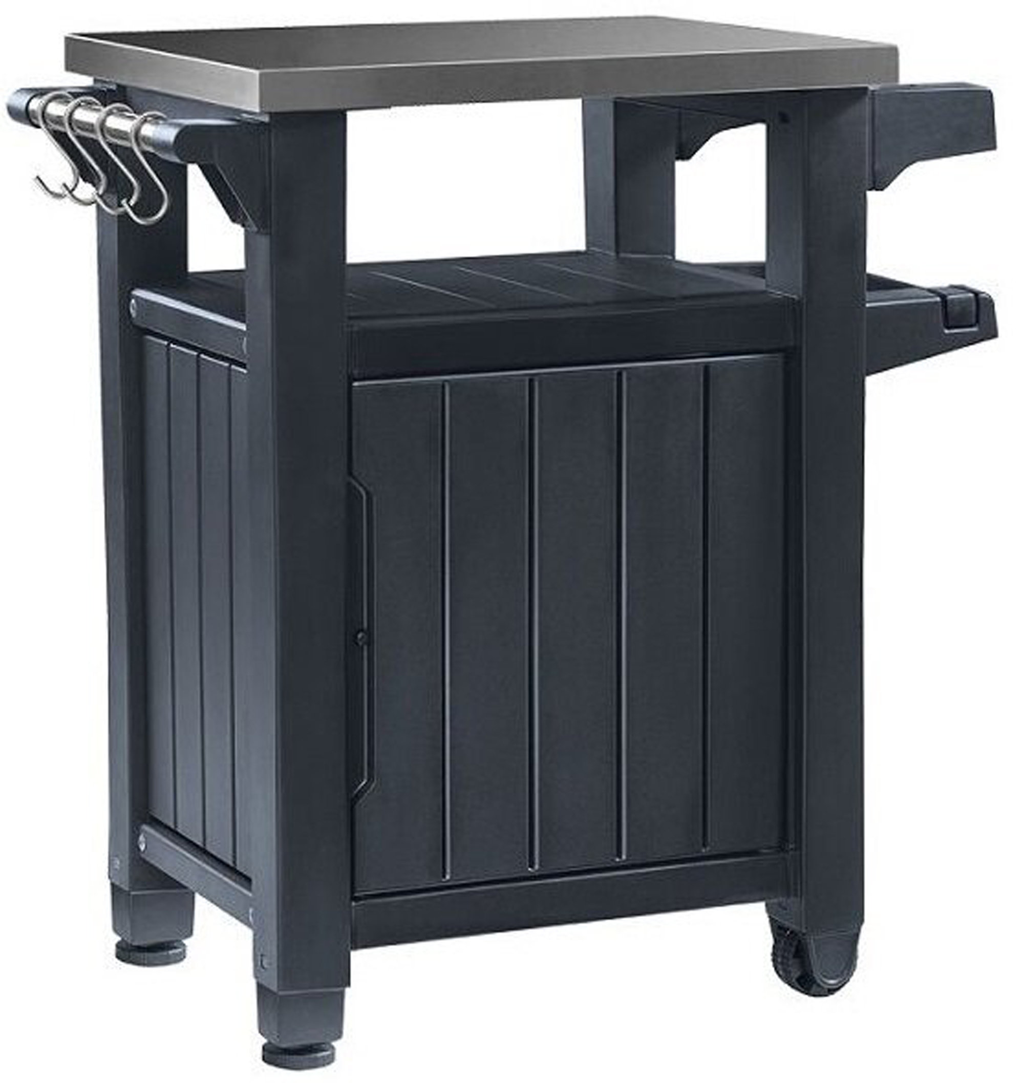 Keter Unity BBQ Side Table Graphite | Wayfair.ie