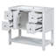 Meuble-lavabo simple 36 po avec plateau en résine Tayshawn-1148092646