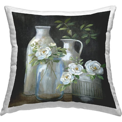 Polyester Throw Square Pillow Cover & Insert