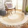 Jaziel Hand Woven Cotton/Jute Rug in Beige/Natural