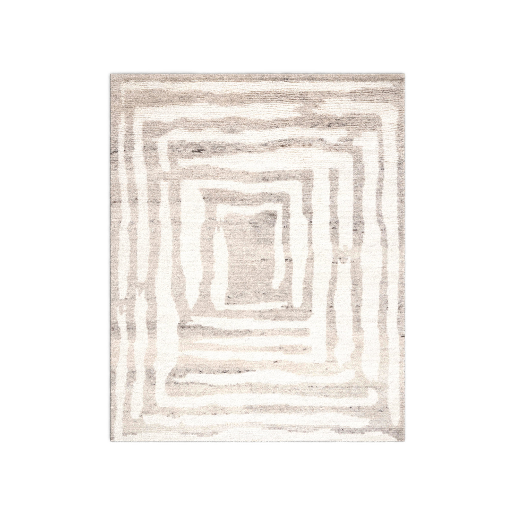 Kass Handmade Wool Rug, Rectangle 8' x 10'