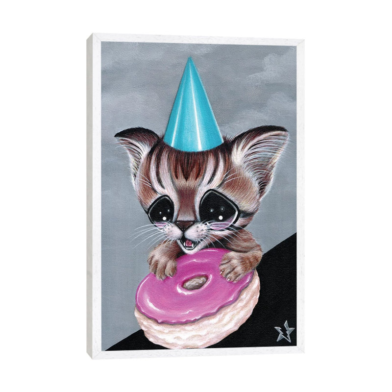 Hobbs 1 Piece Wall Art on Canvas, 66.04 cm H x 45.72 cm W, White Framed