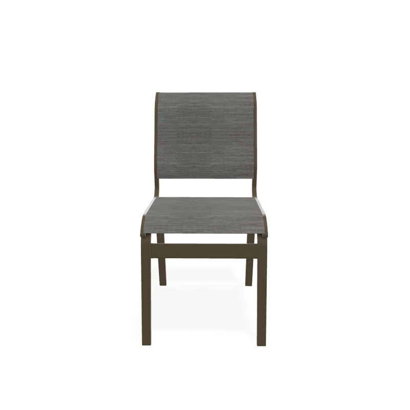 Chaise d'appoint de salle à manger Hiraku, Bois de plage texturé, Sicile