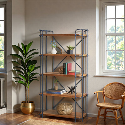 Bibliothèque à 5 tablettes