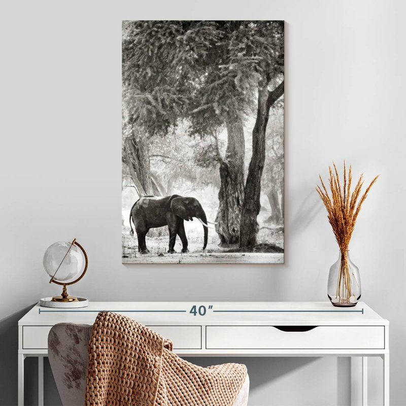 Brampt Wandering Elephant, 30" H x 20" W