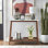 Console en bois massif 39,3 po Dankerie
