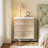 3-Drawer Modern Nightstands with Acrylic Legs-228932395-248728889
