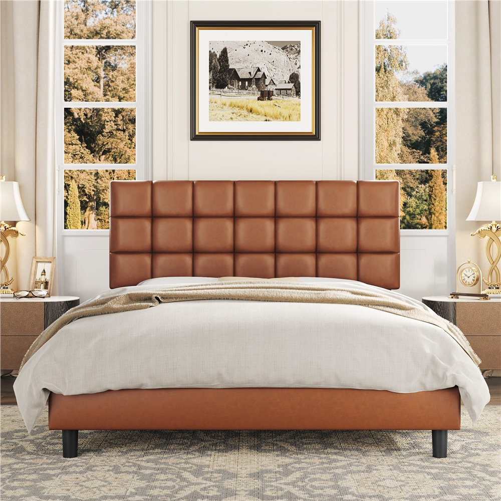 Wade Logan® Upholstered Bed & Reviews | Wayfair