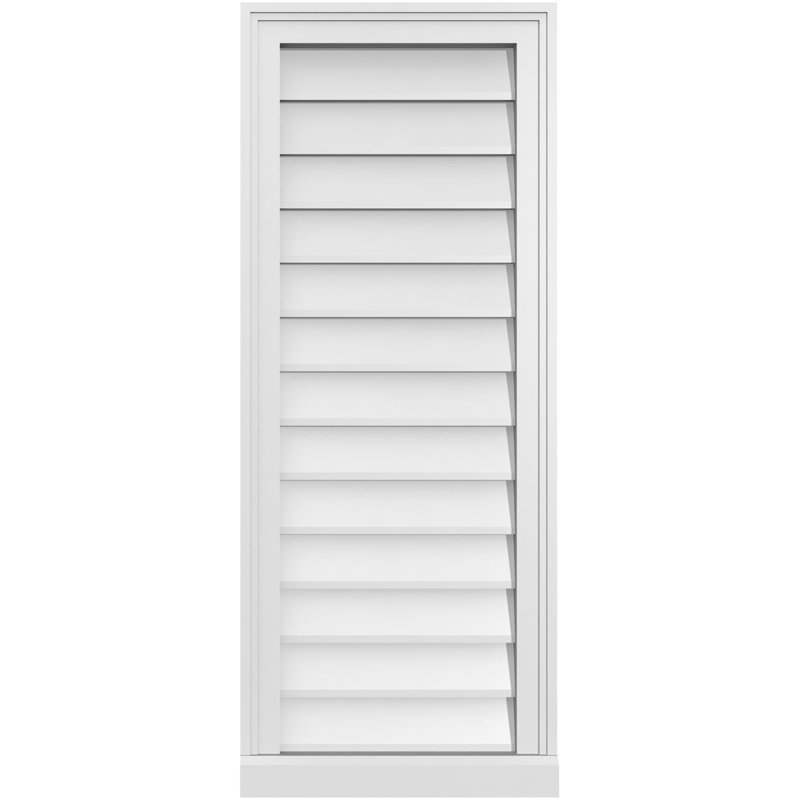 Cadre de seuil Brickmould, brun clair apprêté, H 40 po x l 16 po x P 2 po