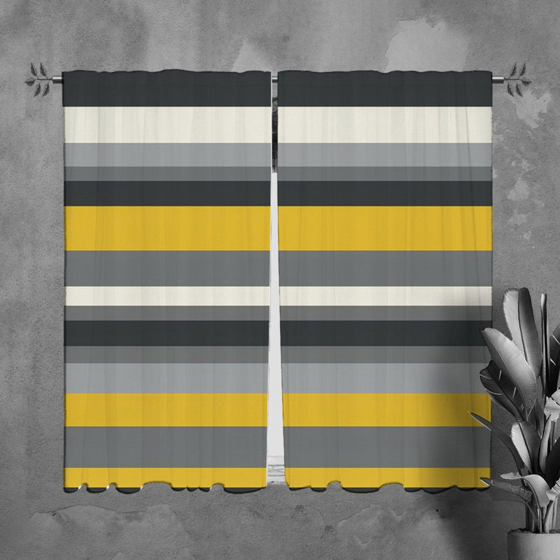 Paire de rideaux obscurcissant en polyester Zirel, L 20 po x L 61 po
