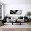 «Black and White Angel Wings Contrast Dark Light Abstract Spiritual Wall Decor très grandes photos, impression sur toile encadrée-126313602-126313600