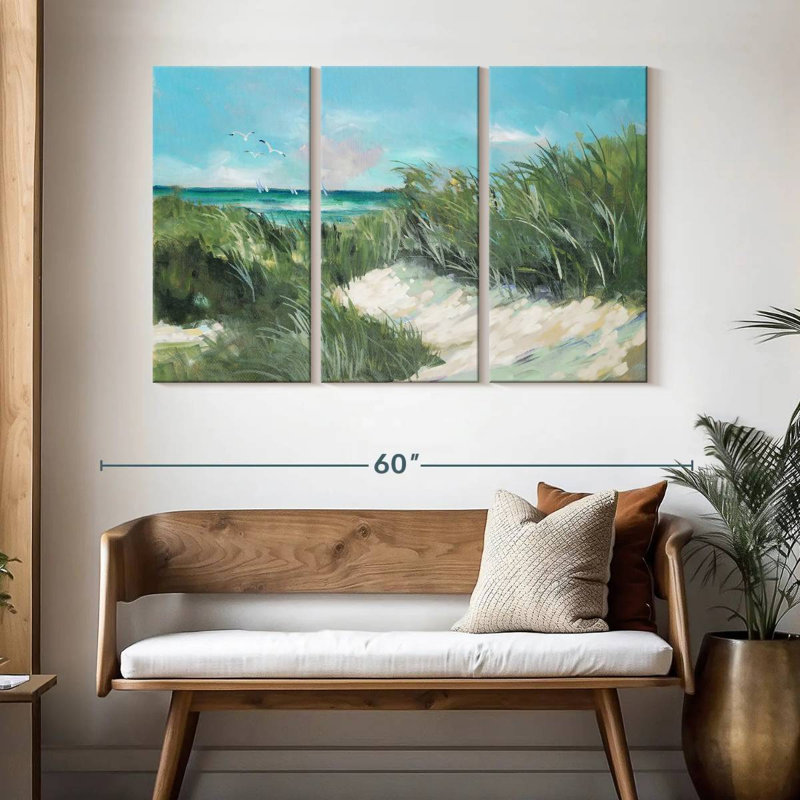 Gillard Beach Coast Grass, 32" H x 50" W