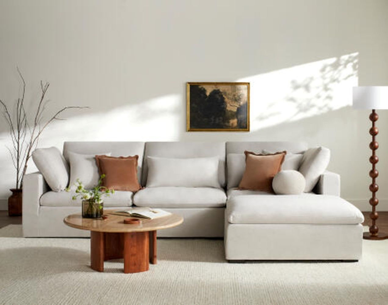 Larine 45" Upholstered Ottoman