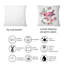 Oiseau sur une branche en fleurs I - Coussin décoratif à imprimé traditionnel-2072089991