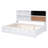 Daybed With Storage Shelves, Blackboard, Cork Board, USB Ports And Twin Size Trundle-1743574580