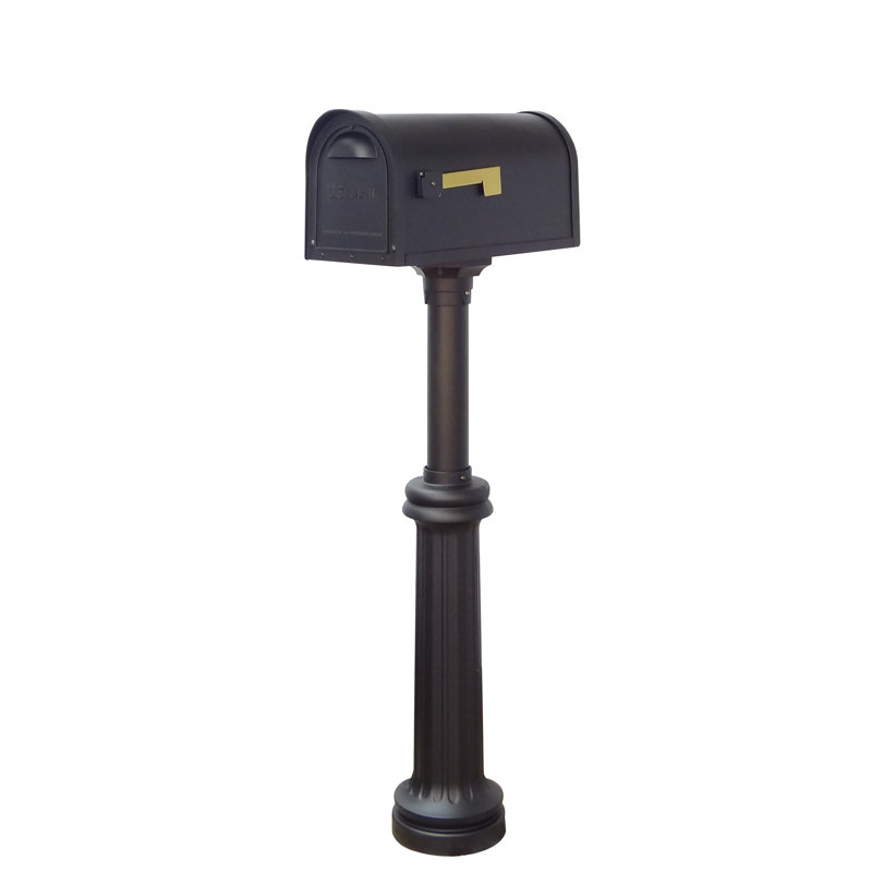 Boîte aux lettres verrouillable avec poteau bradford inclus trottoir Classic