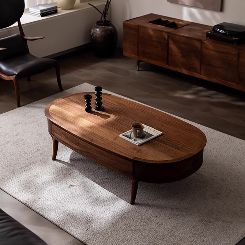 Table basse moderne simple ovale